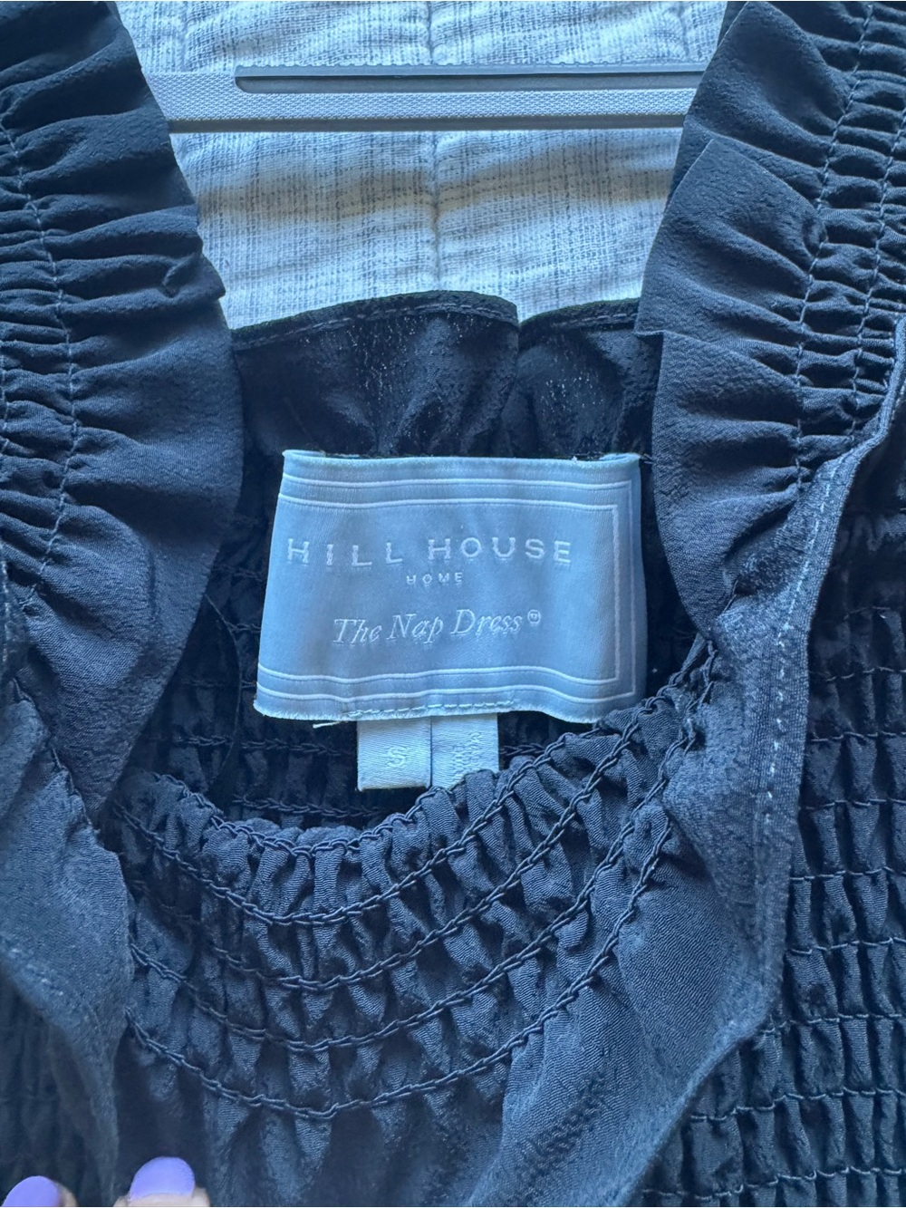 Black Ruffled Strap Smocked Maxi Dress - The Ellie Nap Dress - Picture 4 of 4